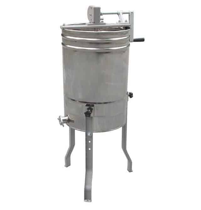 TWO 2/4 FRAME  HONEY EXTRACTOR STAINLESS STEEL LARGE MENTAL DURABLE FIRST CLASS 